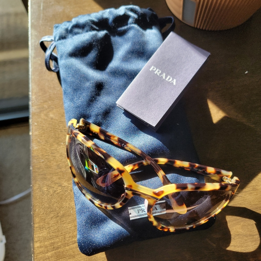 Prada Brown Tortoiseshell Sunglasses